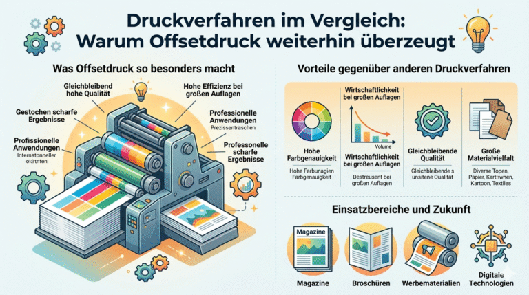 Druckverfahren im Vergleich Warum Offsetdruck weiterhin überzeugt